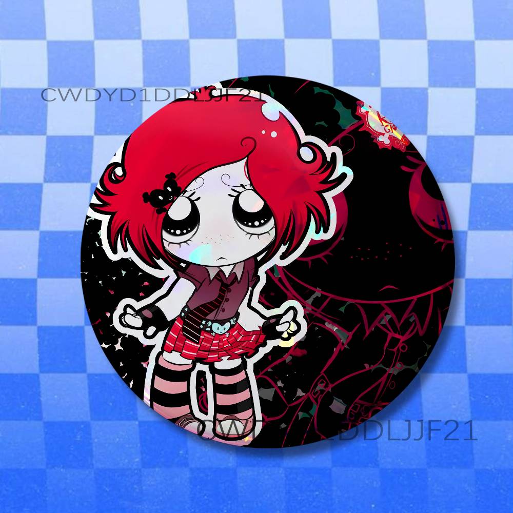 R-Ruby Gloom Gothic Badge Broo - đánh giá và giá Embroidery Gothic