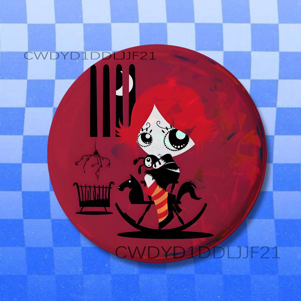 R-Ruby Gloom Gothic Badge Broo - đánh giá và giá Embroidery Gothic