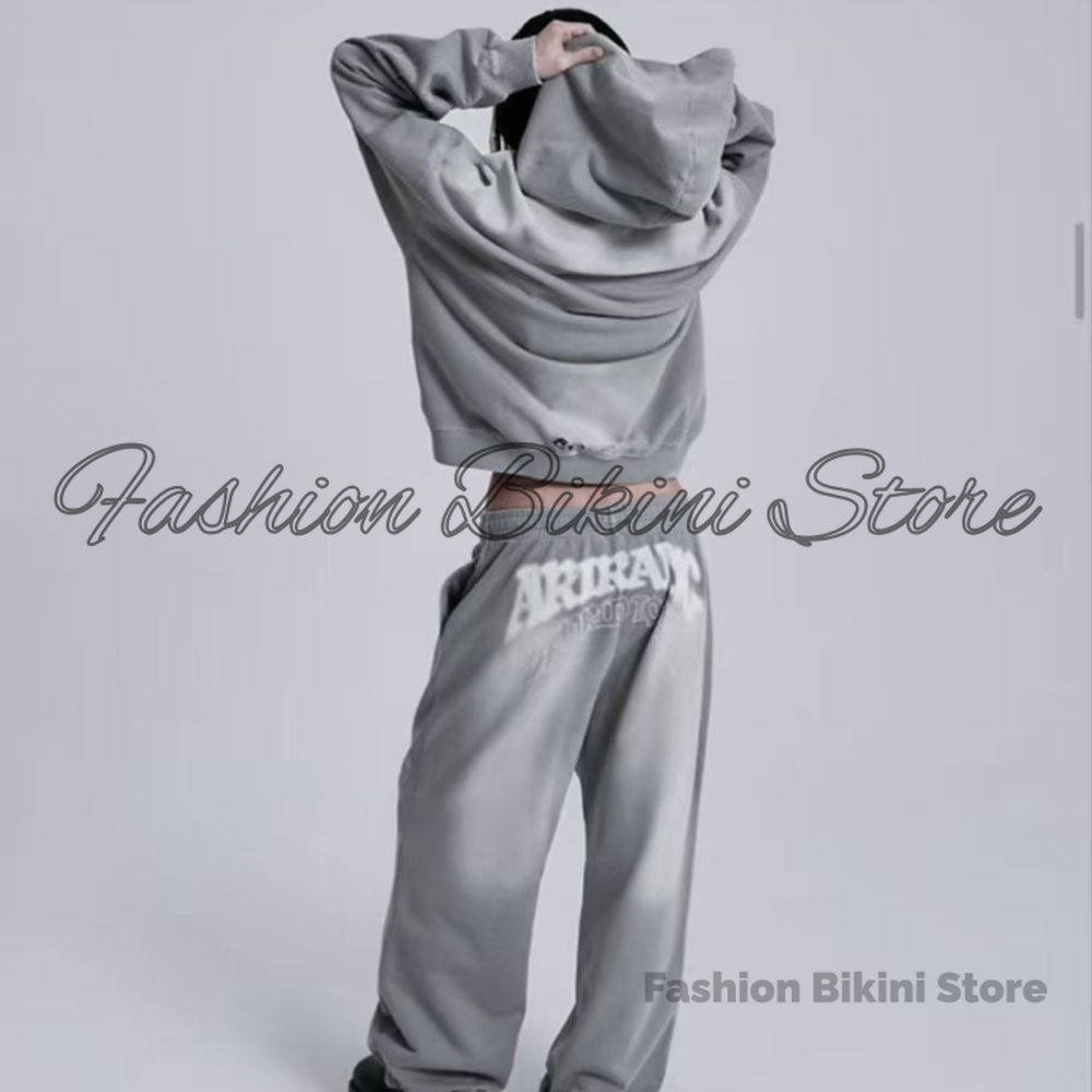 NEW Washed Grey Retro Hoodie 3 - đánh giá và giá Embroidery Cotton