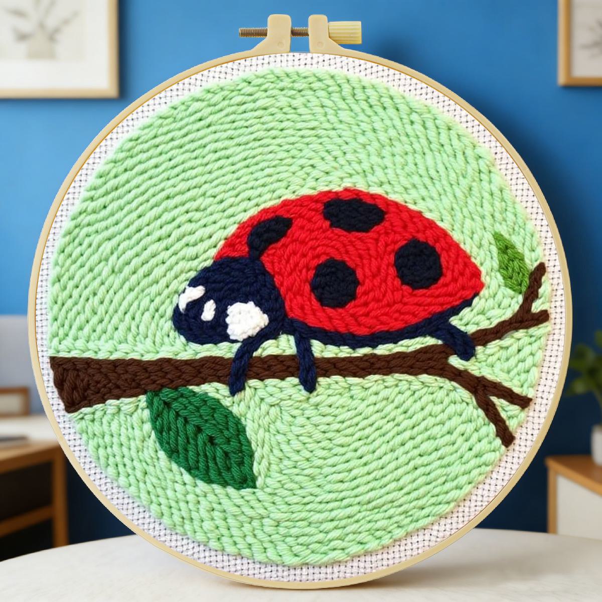20X20CM/7.87inch Insect - Seve - đánh giá và giá Embroidery Lady Bug