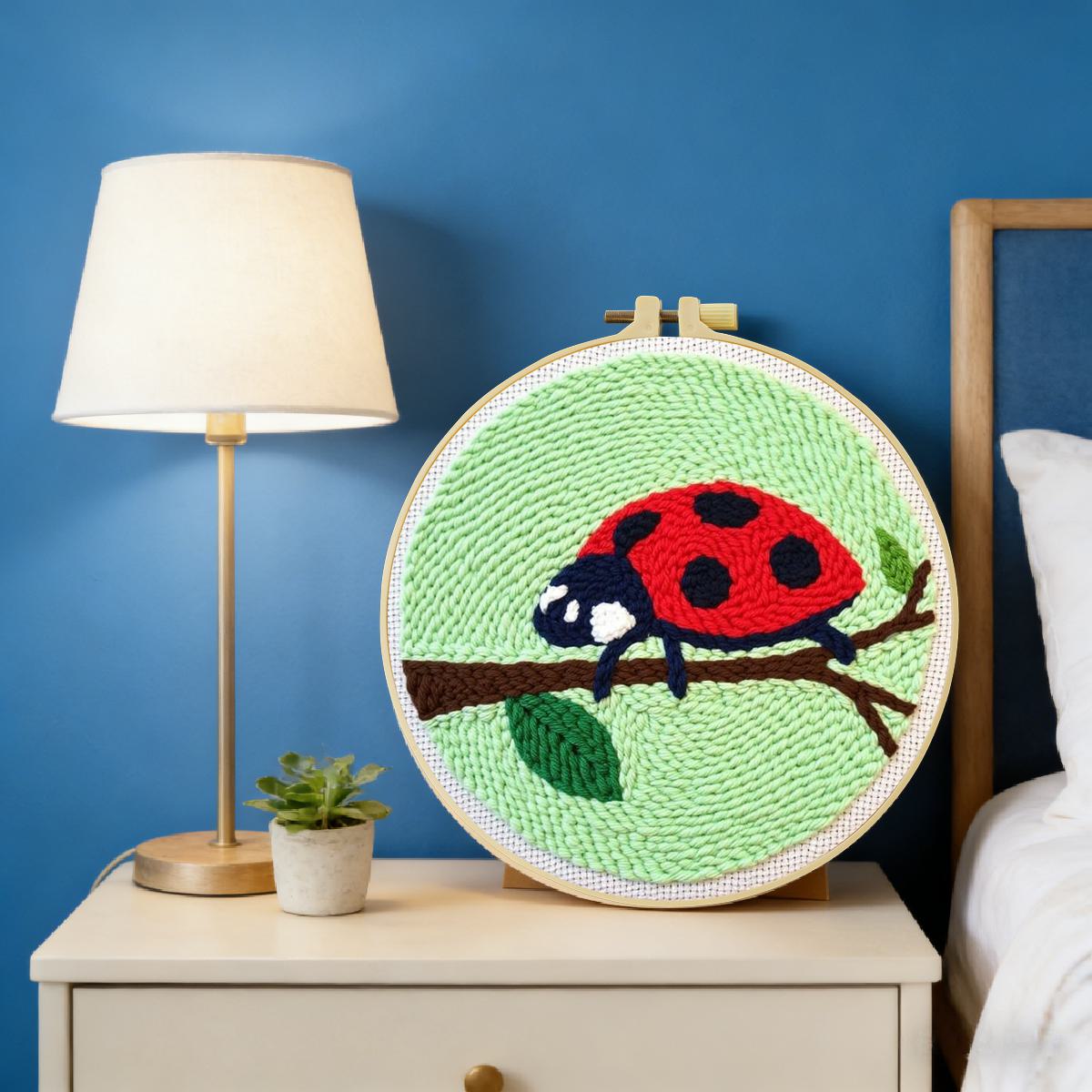 20X20CM/7.87inch Insect - Seve - đánh giá và giá Embroidery Lady Bug