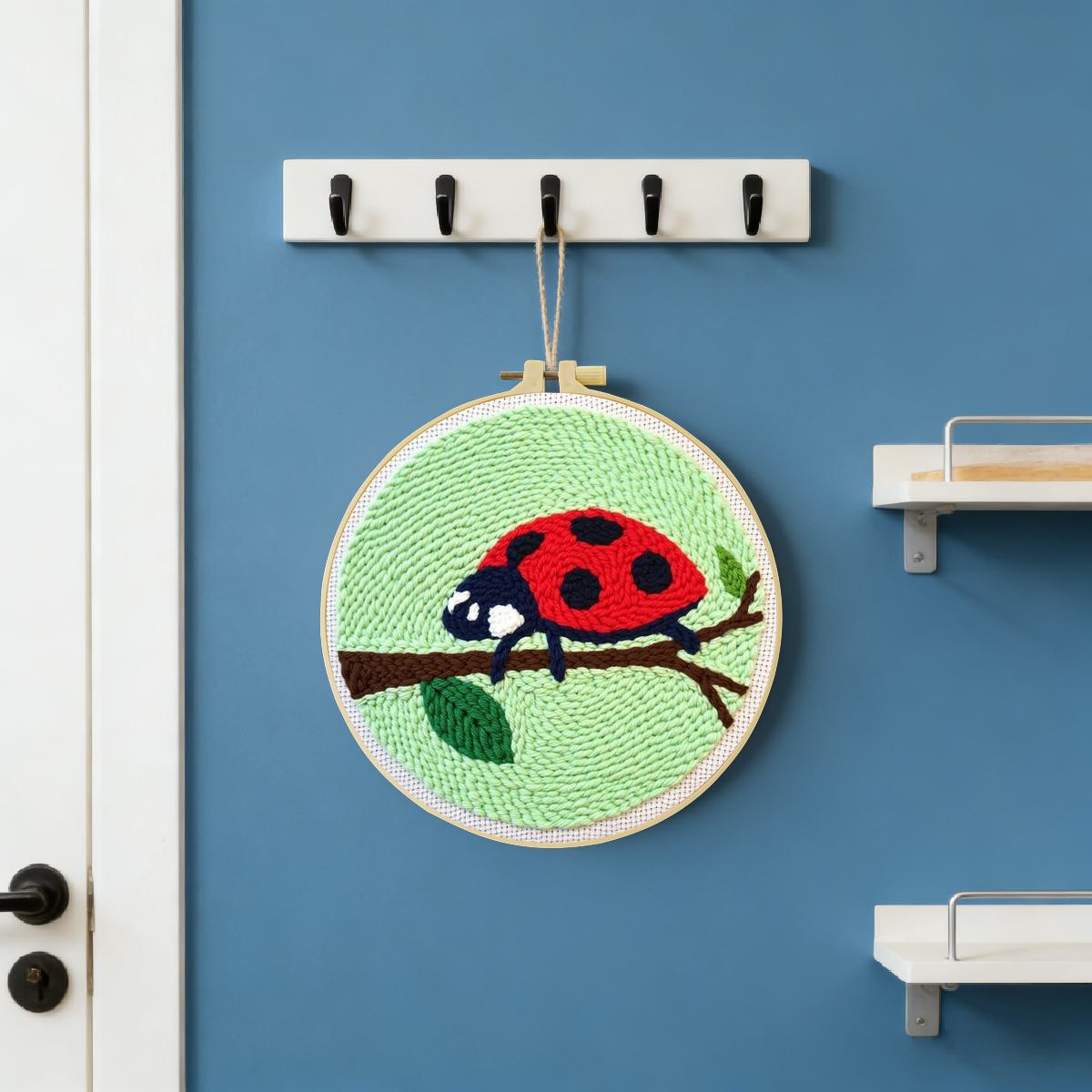 20X20CM/7.87inch Insect - Seve - đánh giá và giá Embroidery Lady Bug