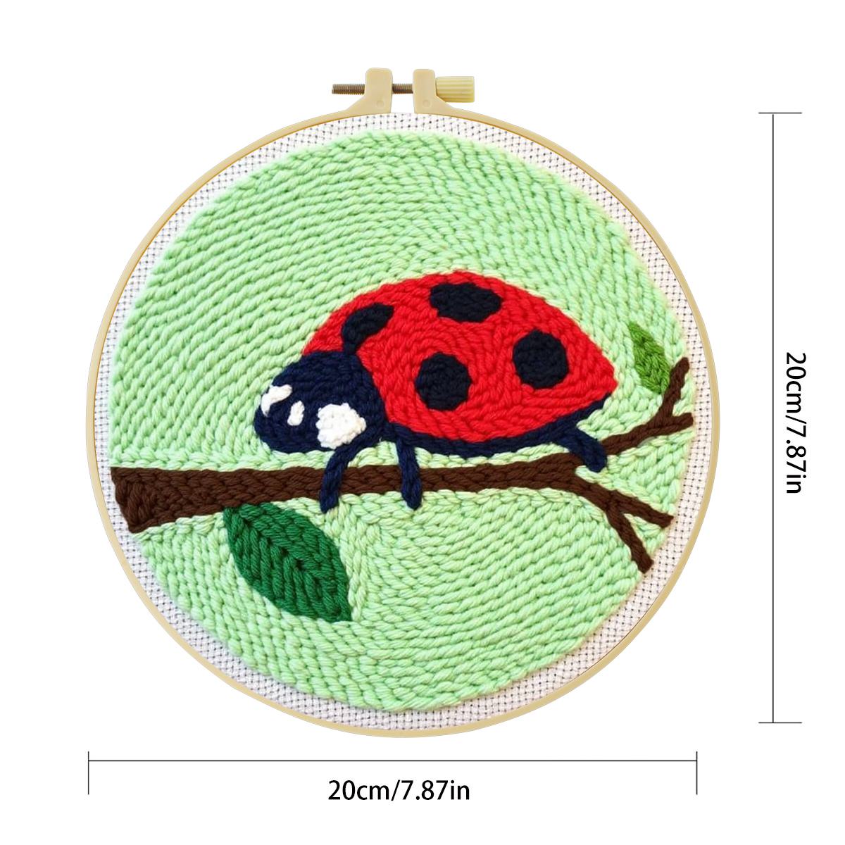 20X20CM/7.87inch Insect - Seve - đánh giá và giá Embroidery Lady Bug