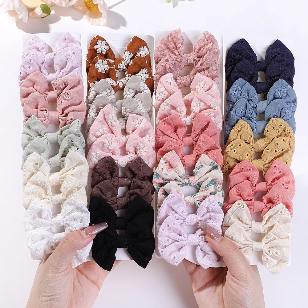 10Pcs/Set Fashion Bows Hairgri - đánh giá và giá Embroidery Gift Ideas