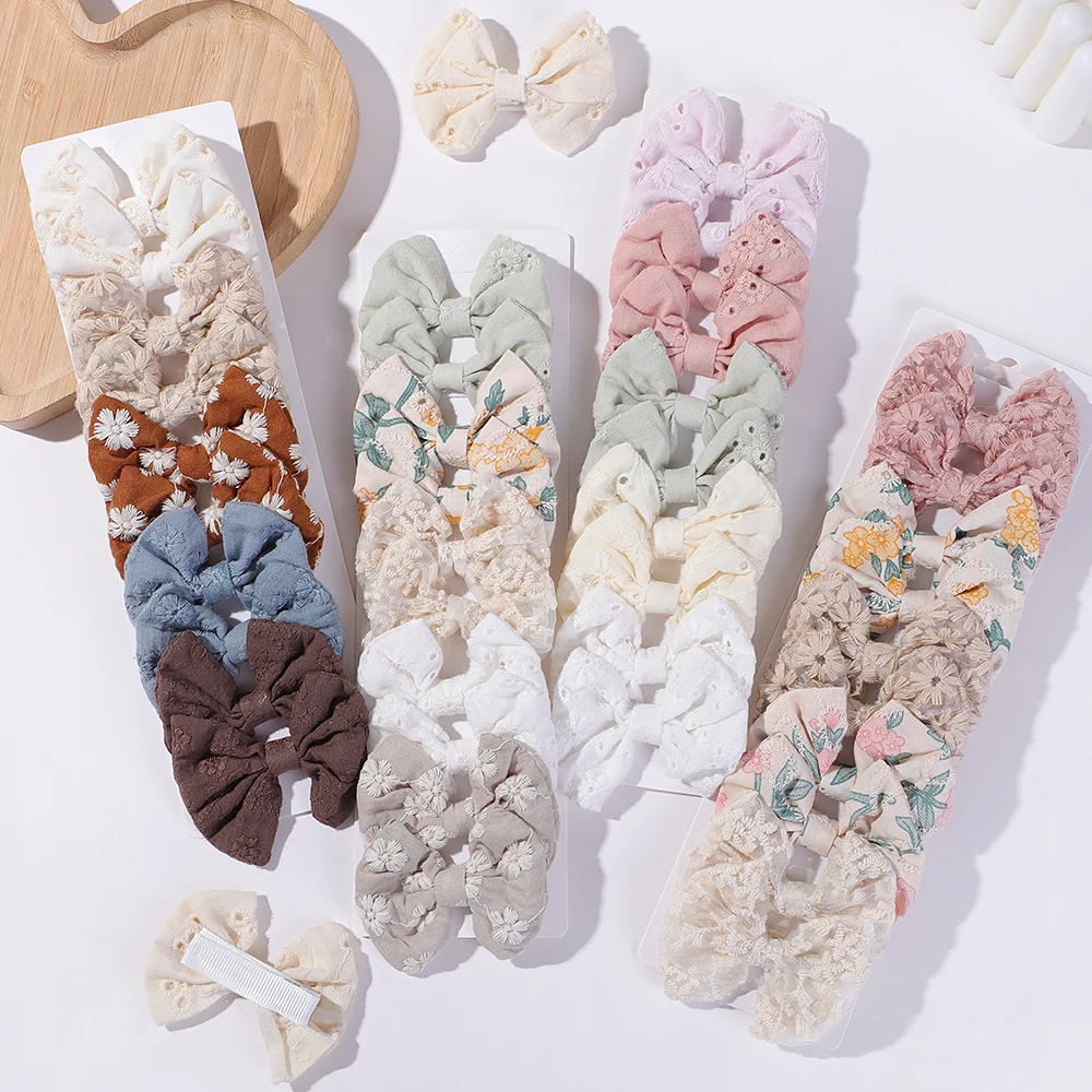 10Pcs/Set Fashion Bows Hairgri - đánh giá và giá Embroidery Gift Ideas
