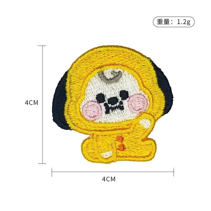 BT21 cartoon cute embroidered  - đánh giá và giá Embroidery Patch