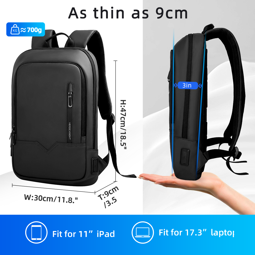 HK Slim Business Backpack for  - đánh giá và giá Embroidery Artwork