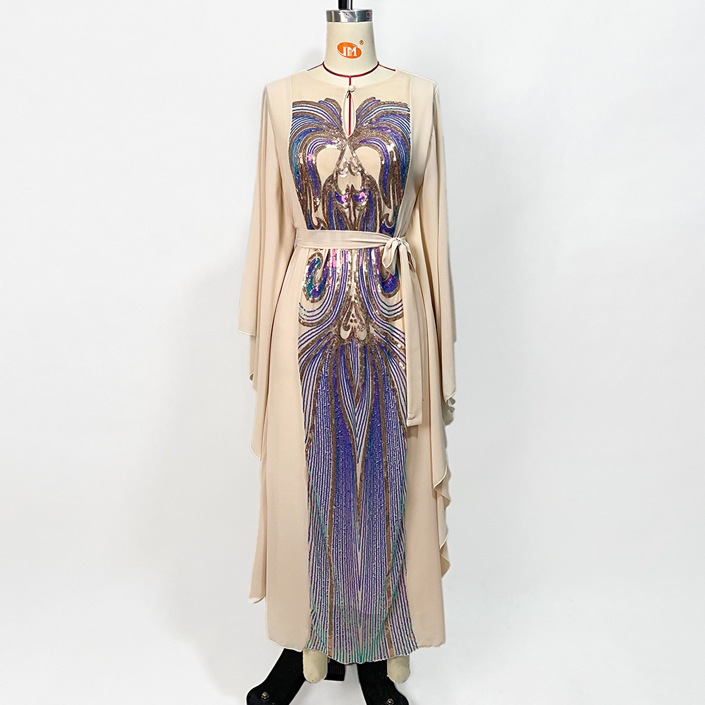 Elegant Floral Embroidery Sequ - đánh giá và giá Embroidery Arabic
