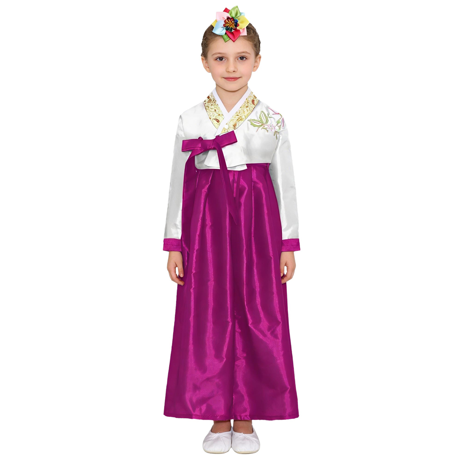 Kids Girls Korean National Han - đánh giá và giá Embroidery Wedding