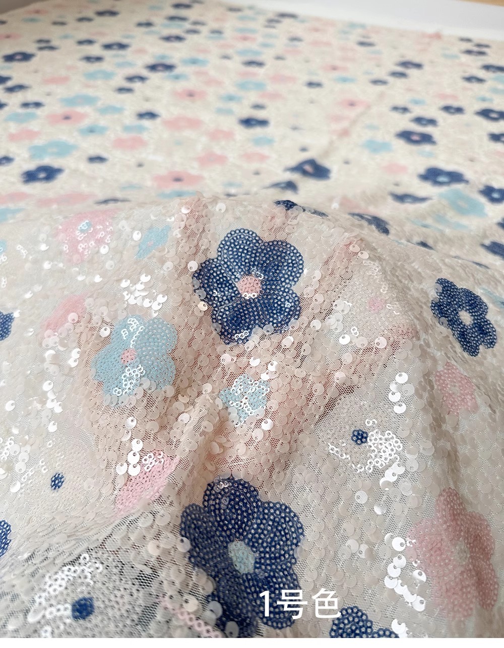 1 yard Sequin flower embroider - đánh giá và giá Embroidery Wedding