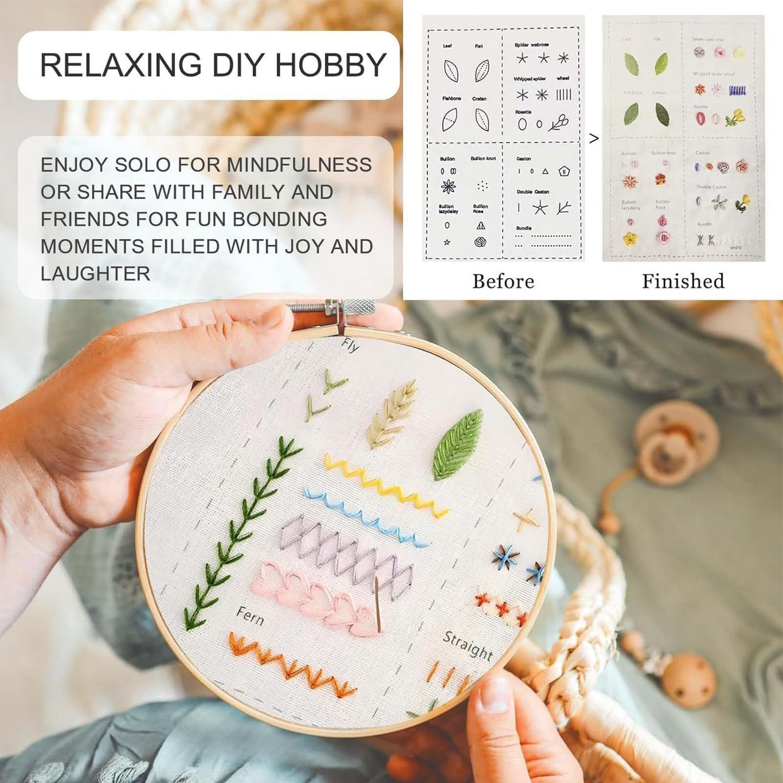 Embroidery Stitches Book Embro - đánh giá và giá Embroidery Guide Book