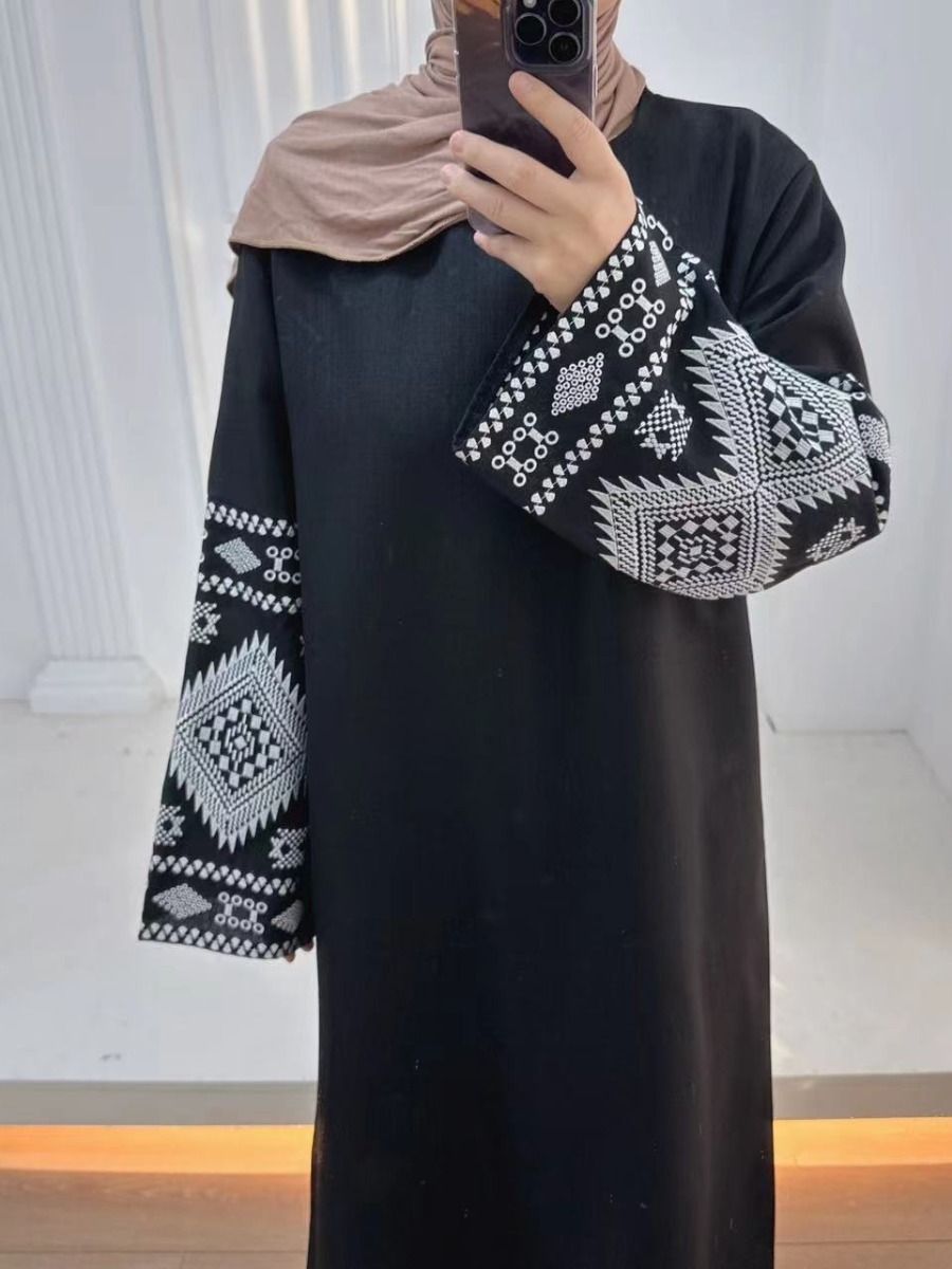 Eid Muslim Abaya for Women Par - đánh giá và giá Embroidery Arabic