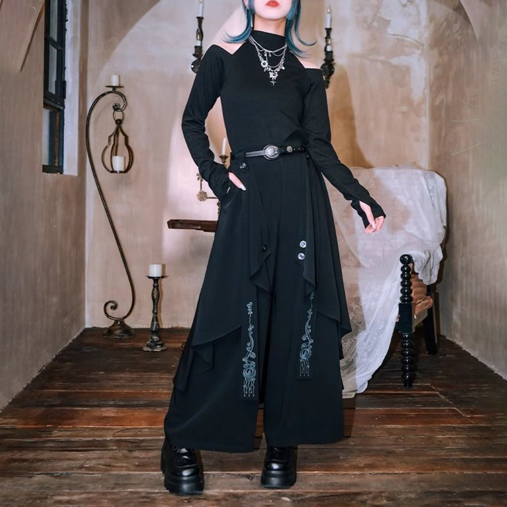 Dark Gothic Embroidered Ribbon - đánh giá và giá Embroidery Gothic