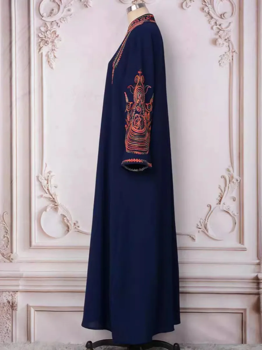 Moroccan Kaftan Abaya For Wome - đánh giá và giá Embroidery Arabic