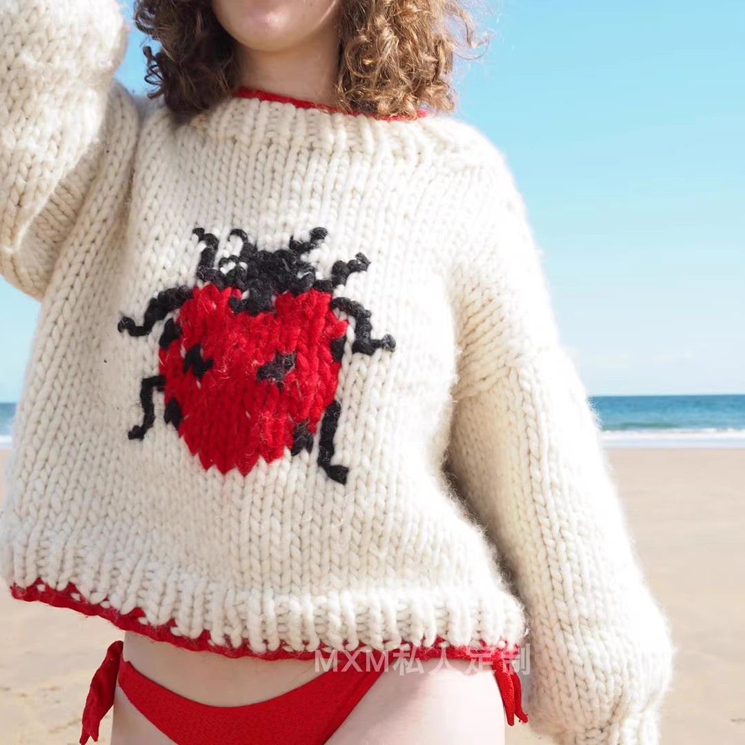 Seven Star Ladybug Pattern Pur - đánh giá và giá Embroidery Lady Bug
