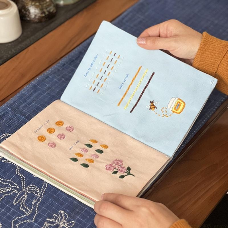 Sách hướng dẫn khâu thêu vải t - đánh giá và giá Embroidery Guide Book