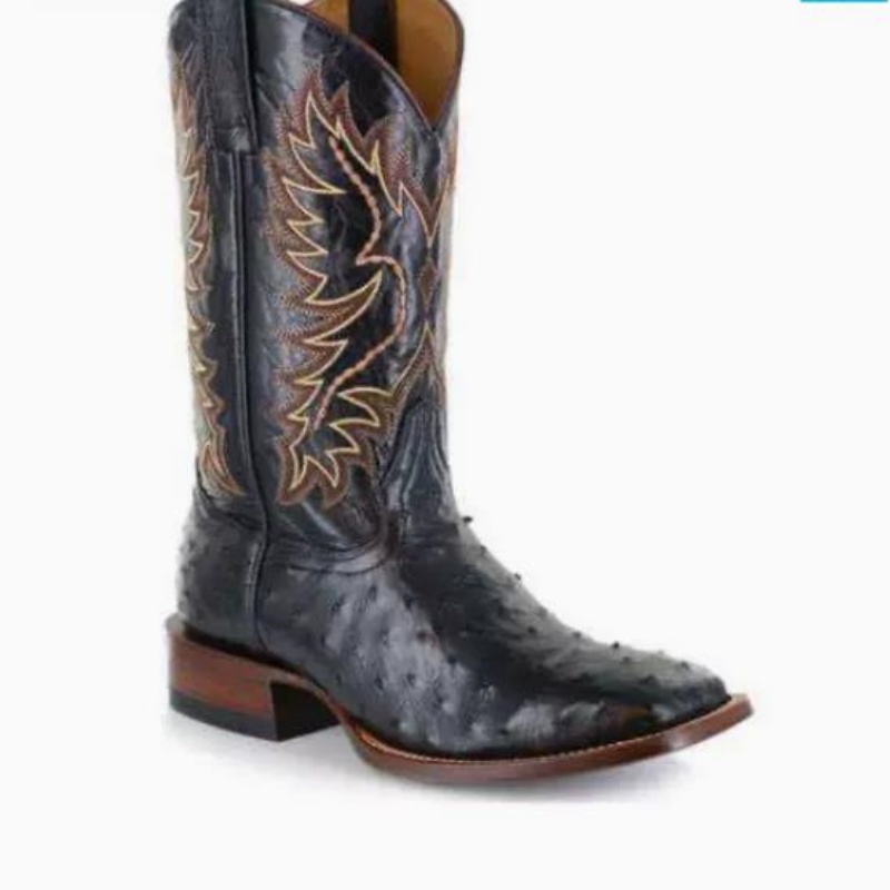 Men High Boots Embroidery Retr - đánh giá và giá Embroidery Yes