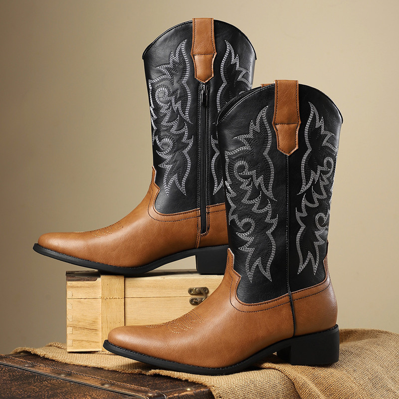 NEW Men High Boots Embroidery  - đánh giá và giá Embroidery Yes