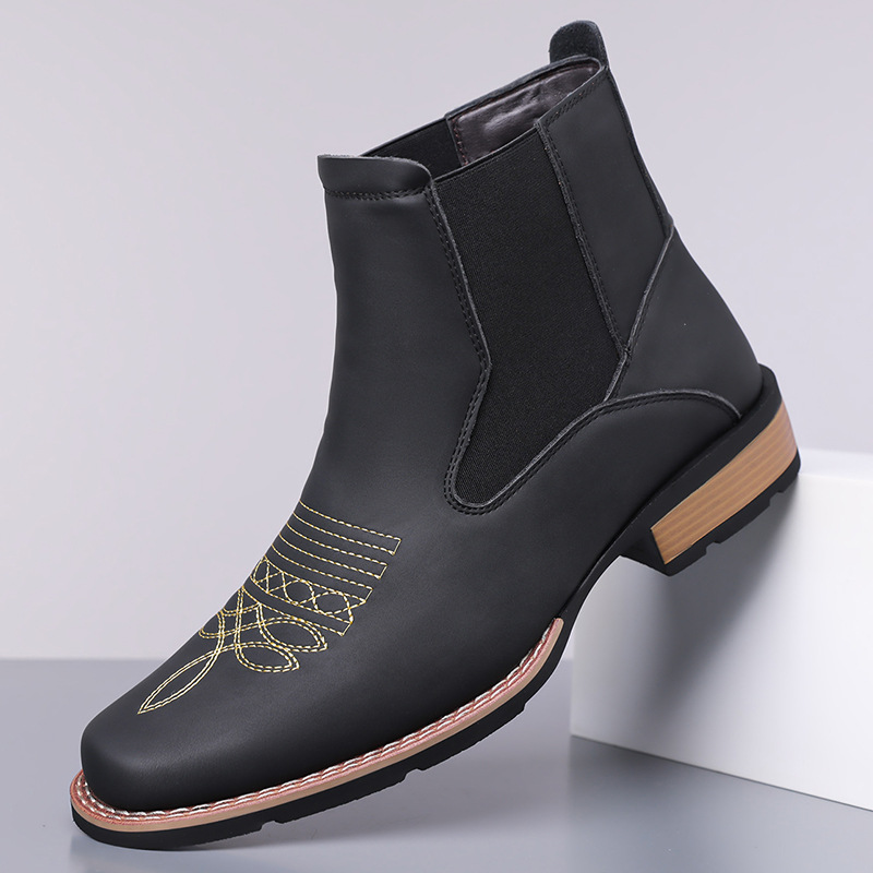 Luxury Men's Chelsea Boots Hig - đánh giá và giá Embroidery Yes