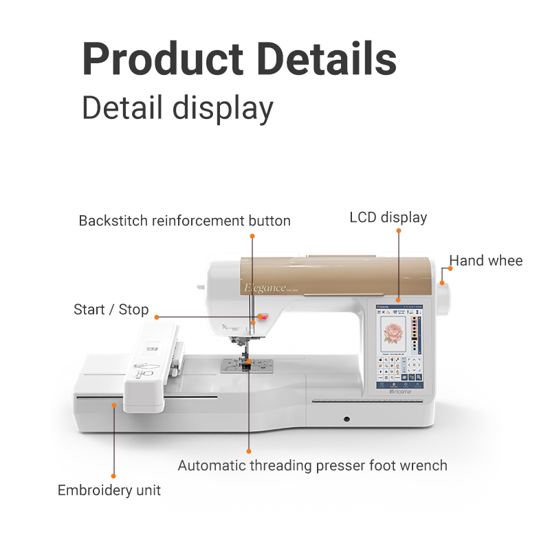 Easy Use Ricoma RSE5000 Househ - đánh giá và giá Embroidery Machine