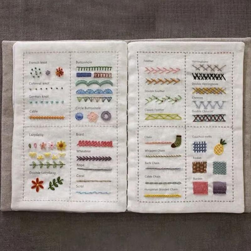 Embroidery Stitches Book Sewin - đánh giá và giá Embroidery Guide Book