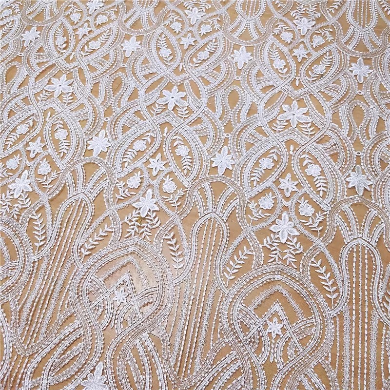 1yard High quality mesh fabric - đánh giá và giá Embroidery Wedding